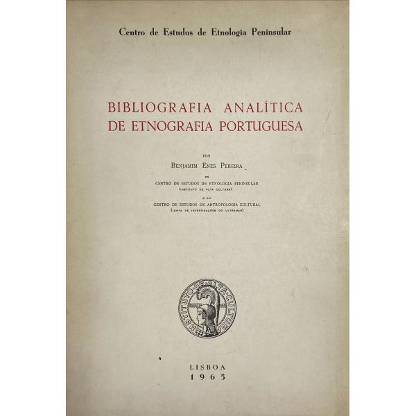 Pereira Benjamim Enes Bibliografia Analitica De Etnografia