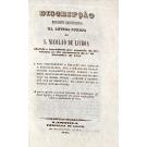 MELLO, Francisco do Rosário e. - DESCRIPÇÃO DA ANTIGA IGREJA DE S. NICOLAU DE LISBOA. Abatida e incendiada por ocasião do terramoto no dia memorável do 1º de novembro de 1755. 