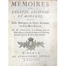 D'ANVILLE Jean Baptiste Bourguignon. - MÉMOIRES SUR L'EGYPTE ANCIENNE ET MODERNE, suivis d'une description du Golf Arabique ou de la Mer Rouge.