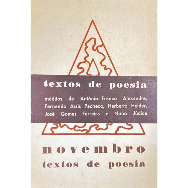 NOVEMBRO. Textos de Poesia Coordenação de Casimiro de Brito e Gastão Cruz. Capa de Manuel Baptista.