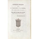 QUINTO, Don Javier de. - DISCURSOS POLITICOS SOBRE LA LEGISLACION Y LA HISTORIA DEL ANTIGUO REINO DE ARAGON.