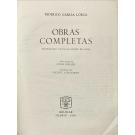 GARCIA LORCA, Federico. - OBRAS COMPLETAS. Recopilacion y notas de Arturo del Hoyo. Prologo de Jorge Guillen. Epilogo de Vicente Alexandre. 