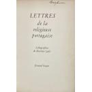 LETTRES DE LA RELIGIEUSE PORTUGAISE. Lithographies de Mariette Lydis.