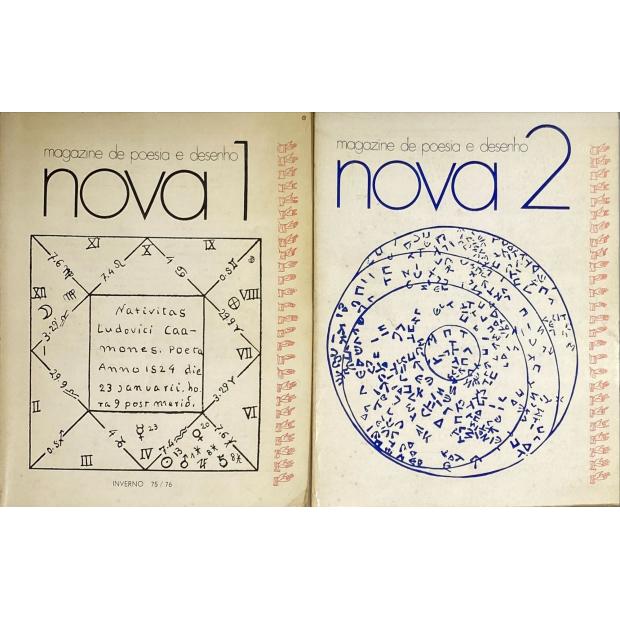 NOVA. Magazine de Poesia e Desenhos (I e II). Organizadores António Paulouro, António Sena, Herberto Hélder. Editor Herberto Helder.