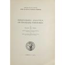 PEREIRA, Benjamim Enes. - BIBLIOGRAFIA ANALITICA DE ETNOGRAFIA PORTUGUESA. 