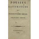 POÉSIES SATYRIQUES DU DIX-HUITIÉME SIÉCLE. 