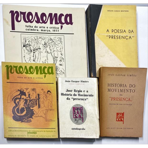 PRESENÇA (Movimento e Revista). 5 obras.