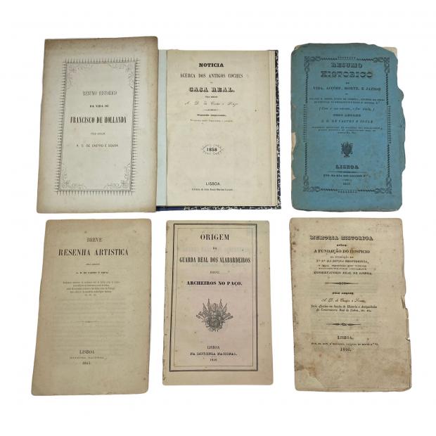 SOUSA, Abade, A. D. de Castro e. 6 obras.