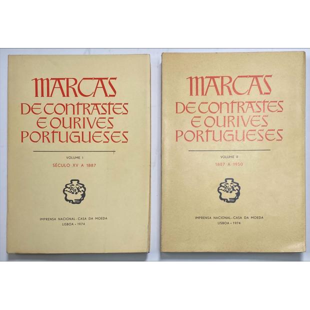 VIDAL, Manuel Gonçalves. - MARCAS DE CONTRASTE E OURIVES PORTUGUESES. Complementos e anotações às marcas antigas de pratas portuguesas e brasileiras por Fernando Moitinho de Almeida.