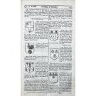 GUILLIM, John. - A DISPLAY OF HERALDRY. Pursuivant at Arms. The Sixth Edition [on fine paper]. Improv'd with large Additions of many hundred Coats of Arms... Illustrated With the Arms, Crests, Supporters, and Motto's of the Royal Familly, and Nobility...