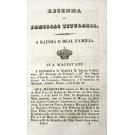 RESENHA DAS FAMILLAS TITULARES DO REINO DE PORTUGAL. Acompanhada das noticias biographicas de alguns indivíduos das mesmas famílias.