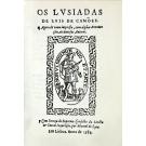 CAMÕES, Luis de. - OS LVSIADAS DE LVIS DE CAMÕES. Agora de nuovo impresso, com alguas Annotações, de diuersos Autores. (Vinheta decorativa).