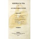 CARVALHO, José Liberato Freire de. - MEMORIAS DA VIDA DE... Anno 1854. 