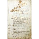 MANUSCRITO. CONJUNTO DE TITULOS GENEOLOGICOS COM DESENHOS HERÁLDICOS. Casa dos Magalhães da Barca, Meiras, Souto-Maior, Cunhas de Braga, Família de Vasconcelos e Vasconcelos da Quinta da Mota termo da vila de Lanhoso.