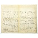 MANUSCRITO. SOARES DOS REIS. CARTA ASSINADA E DATADA DE 3 DE FEVEREIRO DE 1881.