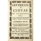 VASCONCELOS, Francisco Botelho de Morais e. (CAMILO) - SATÝRICON, O CUEVAS DE SALAMANCA. 