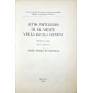 VICENTE, Gil. - AUTOS PORTUGUESES DE GIL VICENTE Y DE LA ESCUELA VICENTINA. Edición facsimil. Con una introducción de Carolina Michaëlis de Vasconcelos. 