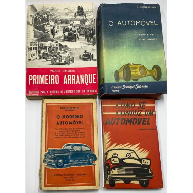 AUTOMOBILISMO. 4 obras.