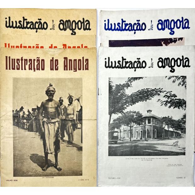 ILUSTRAÇÃO DE ANGOLA. Revista De Propaganda e Actualidades da Colónia. Director: Henrique G. da Graça. 2ª série: Nº 10, 11, 29, 30 e 36. 