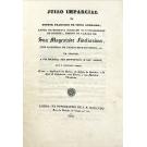 ÁGUAS DE INGLATERRA. - JUIZO IMPARCIAL do Doutor Francisco De Sousa Loureiro, em resposta a um médico, seu discípulo e seu amigo, que o consultou sobre o uso e aplicação da quina, do sulfato de quinina e da água de Inglaterra nas febres e nas moléstias crónicas.