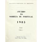 ANUÁRIO DA NOBREZA DE PORTUGAL. Volume III - Tomos I (a IV). 