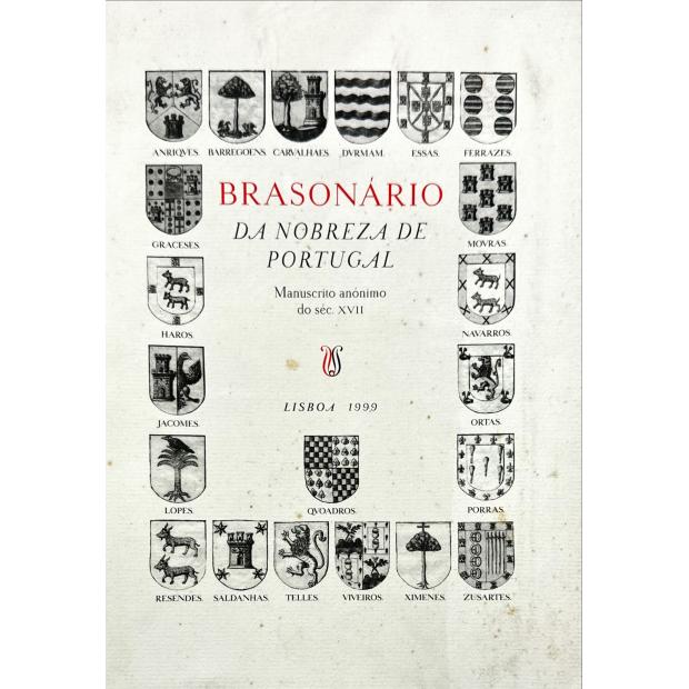 BRASONÁRIO DA NOBREZA DE PORTUGAL. Manuscrito anónimo do séc. XVII. 