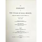 DARWIN E OUTROS, Charles. - THE ZOOLOGY OF THE VOYAGE OF H. M. S. BEAGLE, UNDER THE COMMAND OF CAPTAIN FITZROY, R. N. DURING THE YEARS 1832 TO 1836. Edited and Superinted by Charles Darwin. 