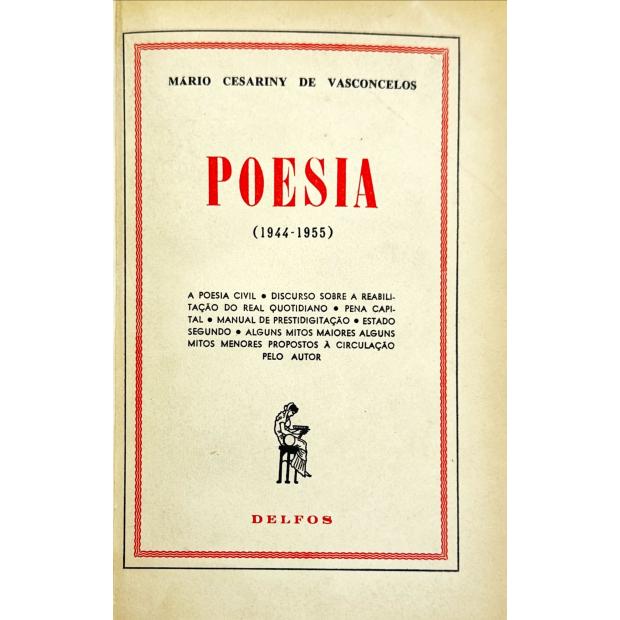 VASCONCELOS, Mário Cesariny de. - POESIA. (1944-1955). 