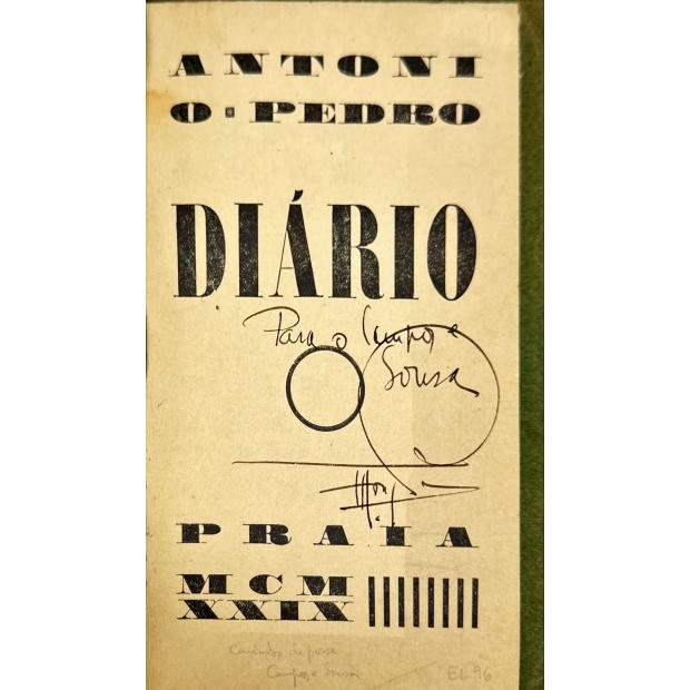 PEDRO, António. - DIÁRIO. 