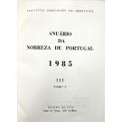 ANUÁRIO DA NOBREZA DE PORTUGAL. Volume III - Tomos I a IV. 