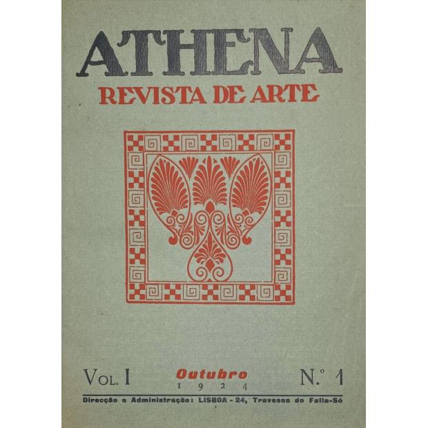 ATHENA. Revista de Arte. Directores: Fernando Pessoa. Ruy Vaz. Vol. I (ao Vol. V). 