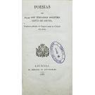 GOUVEA, Padre José Fernandes de Oliveira Leitão de. - POESIAS, QUE EM BENEFICIO DOS POBRES DA SUA ALDEA. Nº 1 (A 6). 