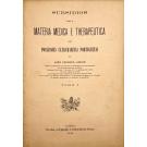 JUNIOR, João Cardoso. - SUBSIDIOS PARA A MATERIA MEDICA E THERAPEUTICA DAS POSSESSÕES ULTRAMARINAS PORTUGUEZAS. Tomo I (e II).