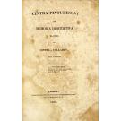 JUROMENHA, Visconde de. - CINTRA PINTURESCA, OU MEMORIA DESCRIPTIVA DA VILLA DE CINTRA, COLLARES, E SEUS ARREDORES.