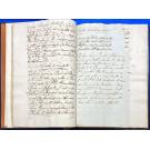 MANUSCRITO. PROCESSO DOS TÁVORAS. - CONTRARIADA // FEITA AO PAPEL OU LIBELLO // INTITULADO A MENTIRA MANIFESTA // POR SI MESMA ou // ANALIZE DA SENTENÇA PROFFERI // DA em 12 de JANEIRO DE 1759 CONTRA O // DUQUE DE AVEIRO E // MAIS FIDALGOS. // OBRA DE HUM EX (...) DESTERRADO E INI//MIGO JURADO E CAPITAL DA VERDADE COM // TESTADA POR TANTOS, E TÃO //IRREFUTÀVEIS //DOCUMENTOS E MONU // MENTOS. 