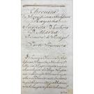 MANUSCRITO. PROCESSO DOS TÁVORAS. - MEMÓRIA // HISTÓRICA // DOS FACTOS ACONTECIDOS DESDE // 31 de JULHO De 1750 //athé 26 de FEVEREIRO DE 1777. //PARA SERVIREM DE BASE //Á CRONICA DO REY // D. JOZÉ PRIMEIRO. // Copilladas por AMADOR PATRÍCIO. Depois de um PRÓLOGO, e na terceira folha do Manuscrito, um novo frontispício dizendo: CHRONICA // DA SERENISSIMA E FIDELISSIMA // RAYNHA // E AVGVSTA SENHORA // D. MARIA // PRIMEIRA DE PORTUGAL.