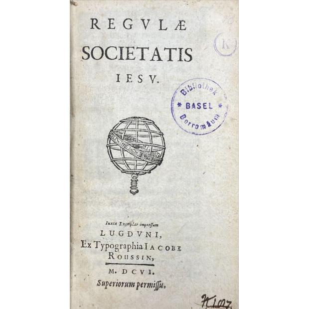 REGULAE SOCIETATIS IESU. 