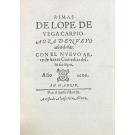 VEGA, Lope de. - RIMAS DE LOPE DE VEGA CARPIO AORA DE NVEVO anãdidas. CON EL NVEVO AR- te de hazer Comedias des- te tiempo. 