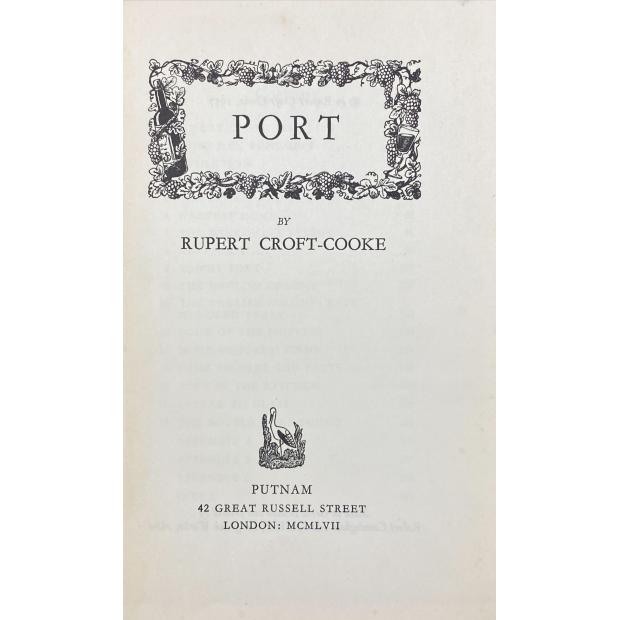 CROFT-COOKE, Rupert. - PORT. 