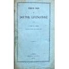 LACERDA, D. José de. - EXAME DAS VIAGENS DO DOUTOR LIVINGSTONE. 