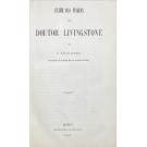 LACERDA, D. José de. - EXAME DAS VIAGENS DO DOUTOR LIVINGSTONE. 