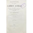 LIVINGSTONE, Dr. David. - EXPLORATIONS DANS L'INTERIEUR DE L'AFRIQUE AUSTRALE, ET VOYAGES A TRAVERS LE CONTINENT DE SAINT-PAUL DE LOANDA A L'EMBOUCHURE DU ZAMBEZE, DE 1840 A 1856.