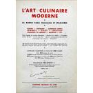 PELLAPRAT, Henri-Paul. - L'ART CULINAIRE MODERNE. 