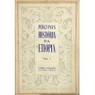 PAIS, Pero. - HISTÓRIA DA ETIÓPIA. Reprodução do Códice coevo inédito da Biblioteca Pública de Braga. Com uma introdução de Elaine Sanceau. Nota biobibliográfica por Alberto Feio. Leitura paleográfica de Lopes Teixeira. Tomo I (ao tomo III).