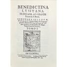 TOMÁS, Frei Leão de. - BENEDICTINA LUSITANA. Introdução e notas críticas de José Mattoso.