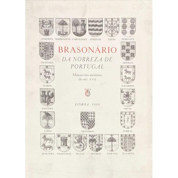 BRASONÁRIO DA NOBREZA DE PORTUGAL. Manuscrito anónimo do séc. XVII.