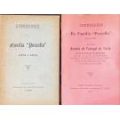 FARIA, António de Portugal de. – NOTAS PARA A GENEALOGIA DA FAMILIA PASSOLLO (de origem genovesa). Juntamos: Genealogia da Familia Passollo (1673-1896). Saint-Valery-En-Caux. 1896. In-8º de 52 págs; Juntamos: Genealogia da Familia Passollo (1673-1892).