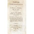 OSORIO, D. Jerónimo. - CARTAS PORTUGUEZAS DE... Bispo de Silves, publicadas e offerecidas por Verissimo Alvares da Silva.